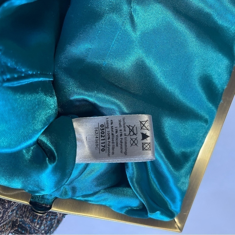 Per Una Vintage Woven Tapestry Evening Bag - Picture 6 of 6